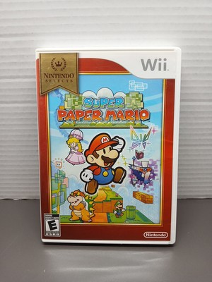 Super Paper Mario (Nintendo Wii) Complete W/ Manual - Tested & Working 