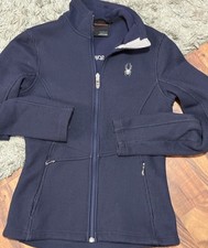 Spyder Zip Up Size Medium Women's Blue Ping Sleeve