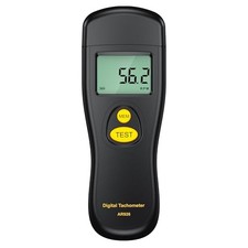 Digital Tachometer, Noncontact Laser Photo Sensor with 30 to 99,999 RPM