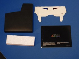 Vintage 1987 NES Nintendo 3-D Worldrunner Video Game W/Box Glasses & Ins 5 Screw