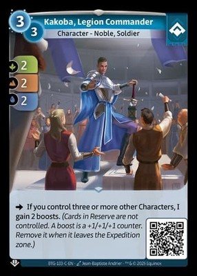 Altered Beyond The Gates Card #133-C Kakoba, Legion Commander - UNSCANNED