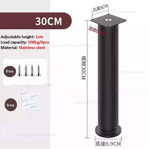 Möbelfüße höhenverstellbar EDELSTAHL Optik Sofafuß Küchenfuß Sockelfüße Bettfüße - Bild 32 von 32