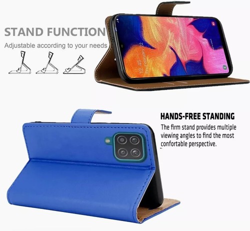 Leder Tasche für Samsung S25 S24 Ultra S23 S22 S21 S20 FE Magnet Wallet Cover - Bild 10 von 20