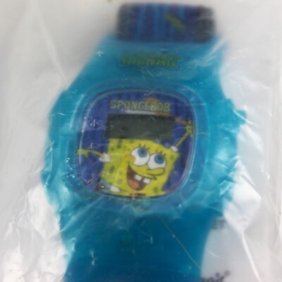 2004 Spongebob Squarepants Digital Watch Kelloggs Collectible Nickelodeon Sealed
