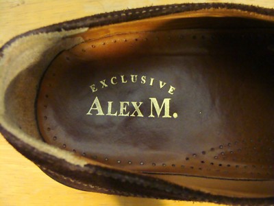 SAG VERA GOMMA ALEX M. BROWN SUEDE LACE UP OXFORD SHOES SIZE  display picture 2