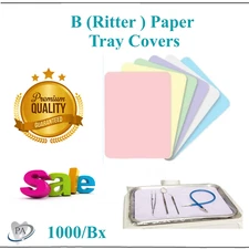 1000 - 4000 pcs Top Quality Paper Tray Covers Size B 8.25" x 12.25 Blue / White