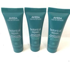Aveda Botanical Repair Strengthening Leave-In Treatment MINI .85oz 3 Pack New