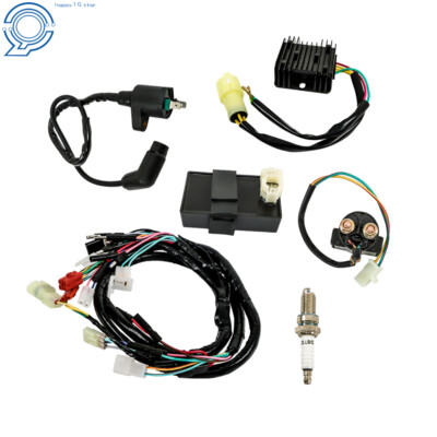 CDI Ignition Coil Spark Plug Wire Harness For Honda FourTrax 300 TRX300FW 4x4