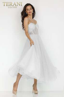 Terani Couture 231P0534 Evening Dress ~LOWEST PRICE GUARANTEE~ NEW Authentic