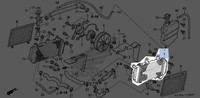 Honda 2002-2009 VFR Linker KüHler Neu 19010-MCW-D01 OEM