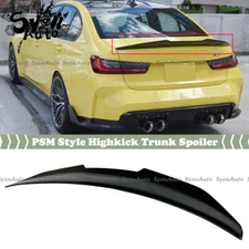 FITS 2019-2026 BMW G20 330i M340i GLOSSY BLACK PSM STYLE HIGHKICK TRUNK SPOILER