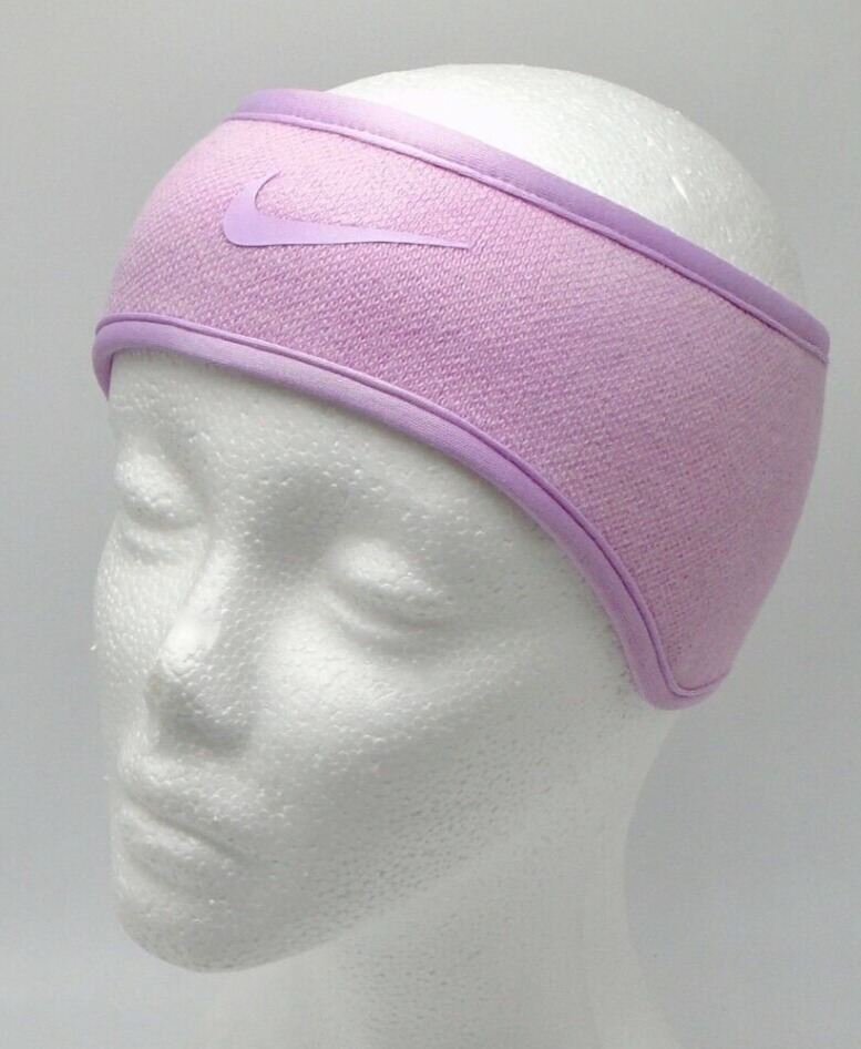 Nike Youth Knit Headband in Lt. Arctic Pink and Vast Grey