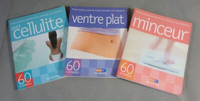 Konvolut x3 Beil Sammlung 60 Tipps - Abnehmen + Flachbauch + Anti Cellulite
