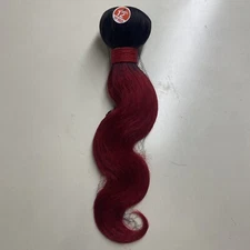 9A_VIRGIN BRAZILIAN BUNDLE WEAVE_BODY_WAVE_12"_#TP RED