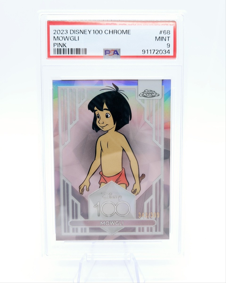 2023 Disney Topps Chrome Mowgli #68 Jungle Book Pink 343/399