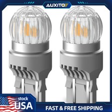 AUXITO Turn LED Signal 7443 Light 7444 7440 Anti Flash Hyper Error Amber 3000K