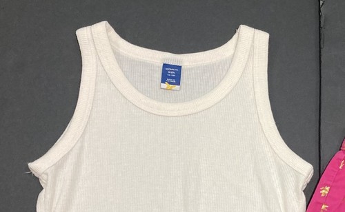 Girl's Gymboree & Old Navy Size 8 - White Tank w/Bright Pink w/Palm Trees Shorts - Picture 3 of 7