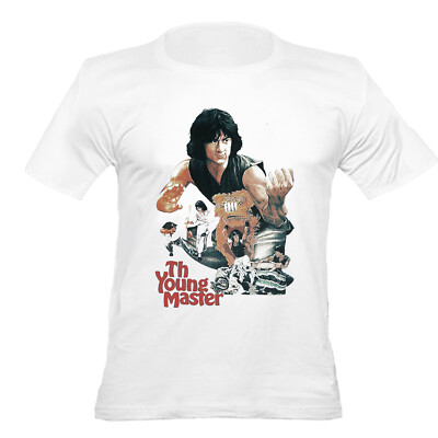 Jackie Chan, The Young Master, Kung Fu T-Shirt Regular Fit, White  UK