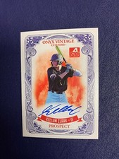 2021 Onyx Vintage Extended Kellum Clark RC Blue Auto /400 - College Prospect