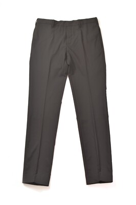 Prada Vintage Black Virgin Wool Dress Pants Trousers UPA587 Made