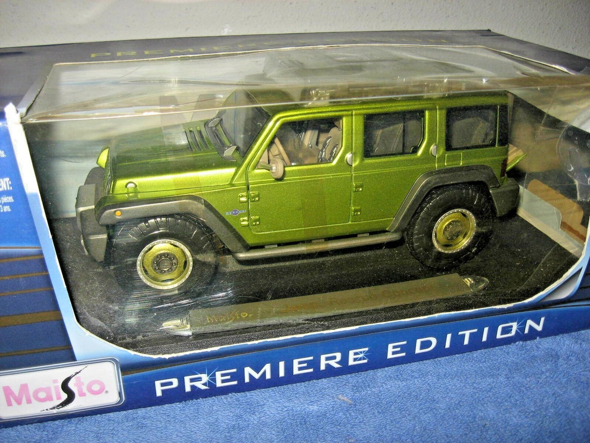 Maisto 1/18 Jeep Rescue Concept ミニカー PREMIERE EDITION JEEP RESCUE CONCEPT 1:18 MAISTO OPENING