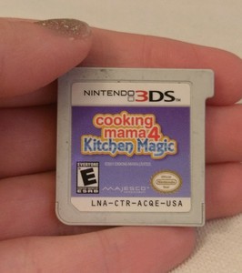 Cooking Mama 4 Kitchen Magic Nintendo 3ds 2011 Game Only