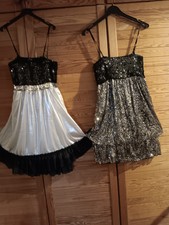 2wunderschöne Paillettenkleider gr .36 Mini ...