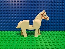Lego White Horse Animal Minifigure Vintage Castle CMF Lot Rare Retired HTF 