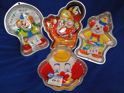 New Vintage Wilton Clown Cake Pans, you pick from four