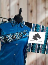 Western Showmanship Horsemanship Pleasure Show Shirt and Matching Show pad 34x40