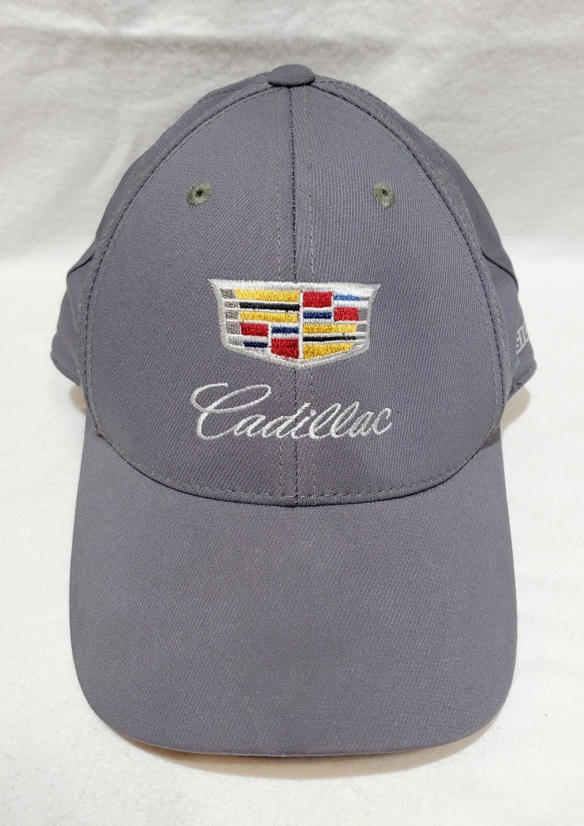Cadillac Logo Hat Cap Dark Grey Fitted Unisex Ogio Endurance L/XL