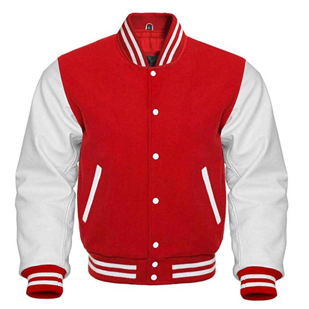 Baseball store jacket white