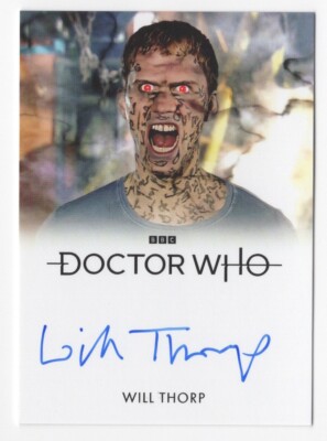 Will Thorp as Toby Zed DOCTOR WHO Series 1-4 Autograph Card Auto