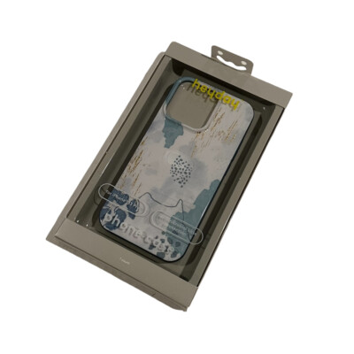 heyday Hard Shell Phone Case for iPhone 13 Pro Blue Abstract Design New