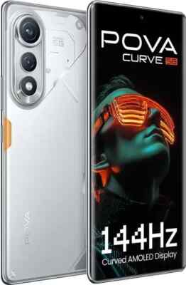 Tecno Pova Curve 5G - Global Version - Dual SIM - 8GB RAM 144Hz Curved AMOLED...