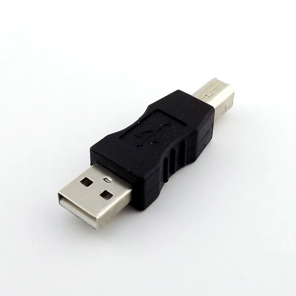 10pcs USB 2.0 A Male To B Male Printer Scanner Port Converter Adapter Connector - Image 4 of 4