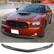 Fits 06-10 Dodge Charger OE Style Front Lower Lip Splitter Real Carbon Fiber