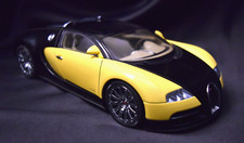 AUTOart, Bugatti EB 16.4 Veyron Showcar, 2005–2011, Black/Yellow, 1:18 Scale