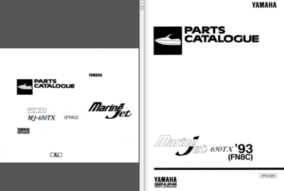 1991-1994 Yamaha VXR (WRB650-WRB700) WaveRunner Service Owner's