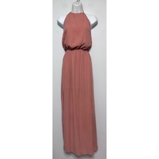 Show Me Your Mumu Halter Maxi Dress Size Small Boho Minimalist Romantic Dreamy