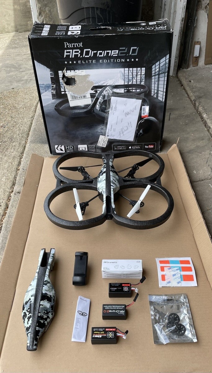 Parrot AR Drone 2.0 Edition 720p HD Camera (Includes 3 batteries