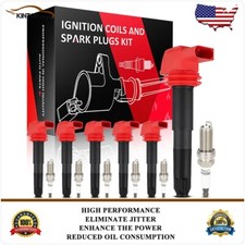 6 Ignition Coils & Iridium Spark Plugs Kit For Porsche Panamera 2011-2016 3.6L