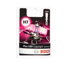 KIT LAMPADE ALOGENE H7 PLUS + 150 GIGALIGHT BOSCH 1987301137 12V 55W 2 PEZZI