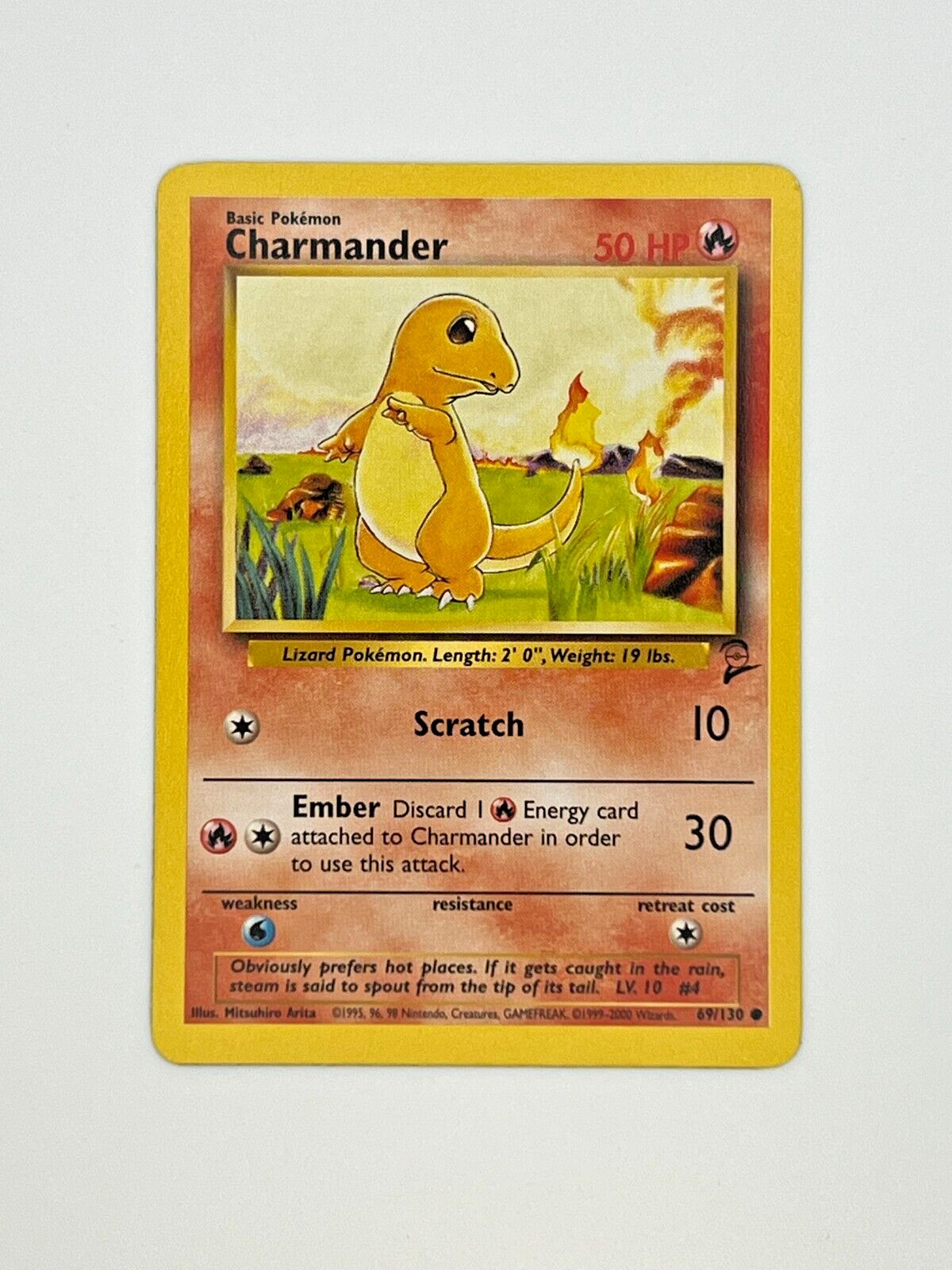 Pokemon TCG - Charmander 69/130 - Base Set 2