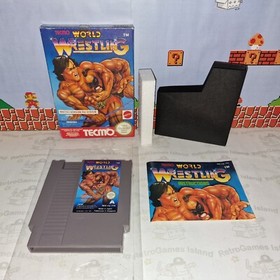 TECMO WORLD WRESTLING NINTENDO NES PAL A VERSIONE ITALIANA MATTEL CIB
