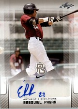 Ezequiel Pagan 2017 Leaf Perfect Game Autograph NIKE All-American Auto Rookie