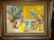 Marilyn Califf 22" By 30" Still Life Canvas Impressionist/Abstract Memphis Art