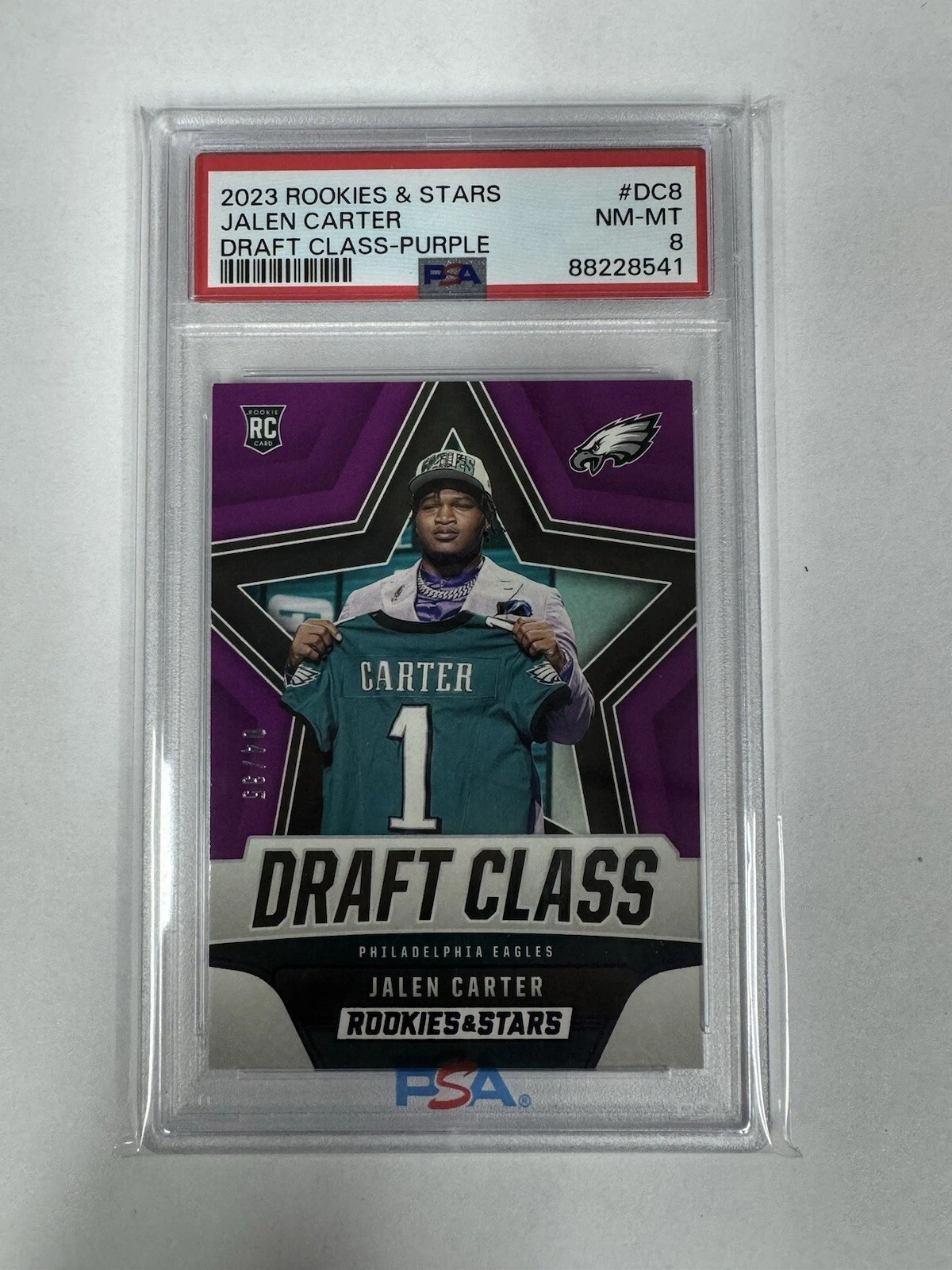 Jalen Carter Panini Rookies & Stars Draft Class #DC8 Purple