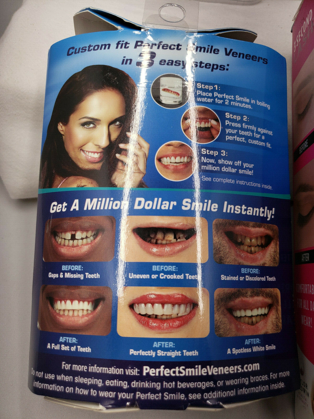 AS SEEN ON LOT SENSOR BRITE / PERFECT SMILE / SUPER BRIGHT SWITCH / 3 SEC LASH