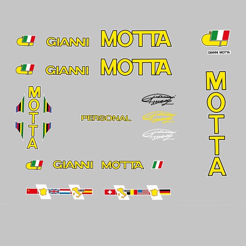 Adesivo Gianni Motta 1966 - Sticker Autocollant Vintage 80s - Original Autriche